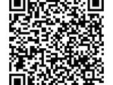 une photo en noir et blanc d'un code QR sur fond blanc