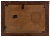 an old piece of wood with a piece of paper on it