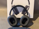 a pair of headphones sitting on top of a box