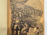 la couverture d'un livre sur laquelle figure le dessin d'un homme à moto