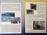 a book with pictures of people on the pages