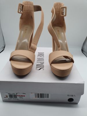 DREAM PAIRS - Sandales à talons hauts et plateformes - Nude …