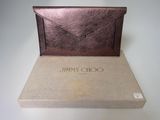 Pochette enveloppe Jimmy Choo métallisée