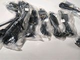 a lot of cables that are wrapped in plastic bags