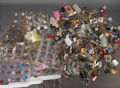 a pile of assorted items sitting on a table