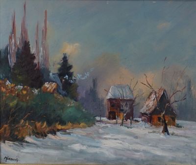 KOENIG "Neige à Saint Pierre des fleurs"