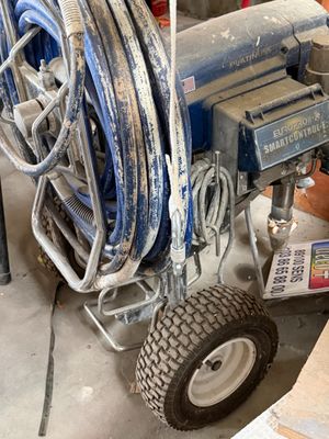 a picture of a machine that is sitting in a garage