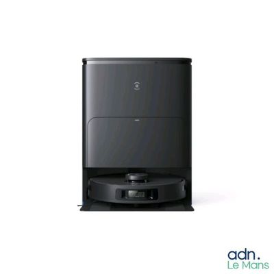 une image représentant un aspirateur noir sur fond blanc