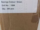 a cardboard box with a label on it that says, pro des two sided sanding sponge