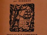 an old book with a picture of a boat in the water