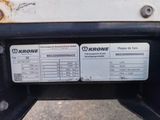 a close up of a sign on the back of a truck