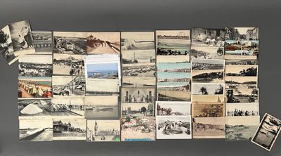 [Littoral]. [Stations-balnéaires]. LOT de diverses cartes po…