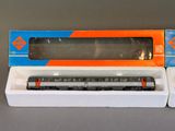 a box with a train in it sitting on a table