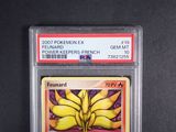 a picture of a pokemon card with a yellow flower on it