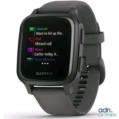 La montre GPS Garmin s'affiche sur l'écran de la montre