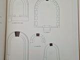 an open book with drawings of various arches and arches
