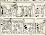 une image tirée d'une bande dessinée où l'on voit tout un groupe de personnes
