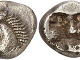 a silver coin with an image of a woman on it