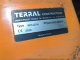 a label on the back of a tractor that says terral