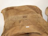 a brown bag that has a label on it