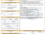 a close up of a document with a barcode on it