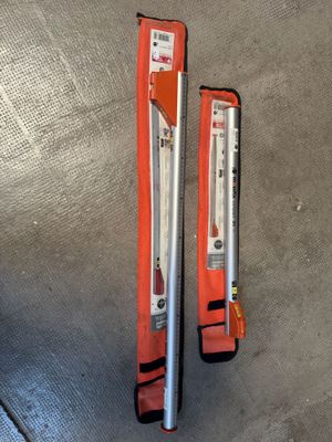 2 cannes de mesure téléscopiques NEDO MESSFIX COMPACT 3 et 5…