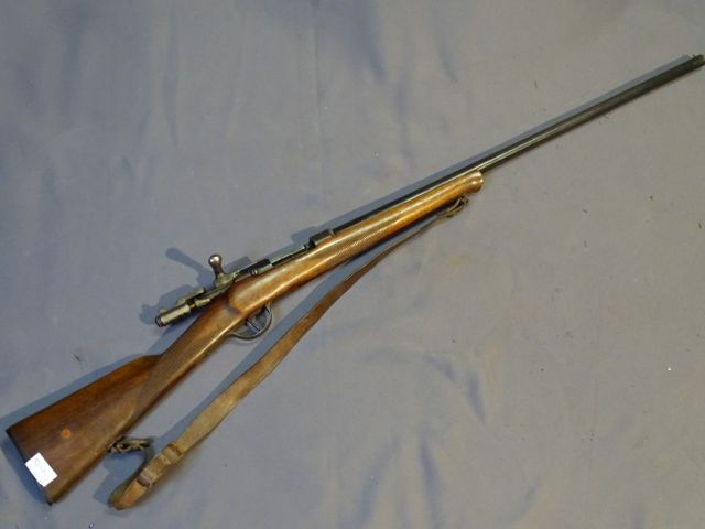CAT D. Fusil boitier GRAS modifié chasse. Fût raccourci. Cal 16. ...