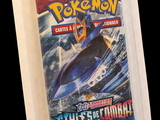 a card game in the package with a picture of a jet