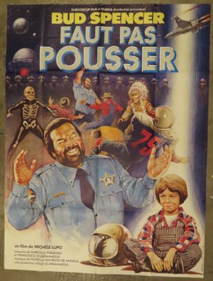 movie poster for bud spencer ' s faut pas poussser