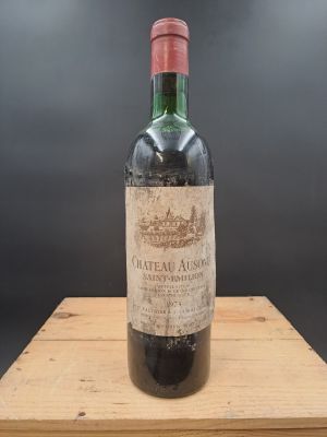 1 B CHÂTEAU AUSONE (Niv.-3,1cm ss liège 55mm, ets, ela, déco…