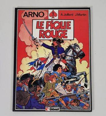 une image représentant un livre sur lequel figure l'illustration d'un homme à cheval devant une foule de personnes