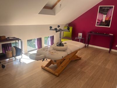 a room with a couch and a table in it