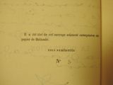 a close up of a book with writing on it