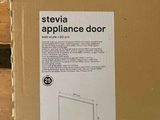 a cardboard box that has a picture of a door on it