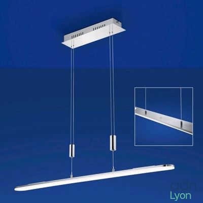 a white light fixture with a blue background and a picture of a white light fixture with a blue background