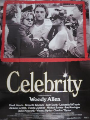 l'affiche du film *Celebrity*, avec Woody Allen et sa famille