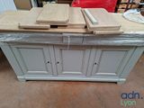 several pieces of wood sitting on top of a kitchen island