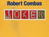 a yellow book cover with a picture of a joker on it