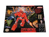 a box with a picture of a red robot on it