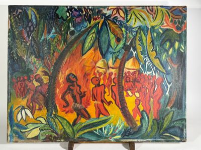 Mati KLARWEIN (1932-2002) Danseuses de feu