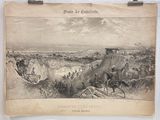 une image représentant un dessin d'une bataille mettant en scène un groupe d'hommes à cheval