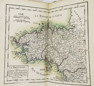 DU CAILLE (L. A.). Étrennes géographiques 1761. Royaume de F…