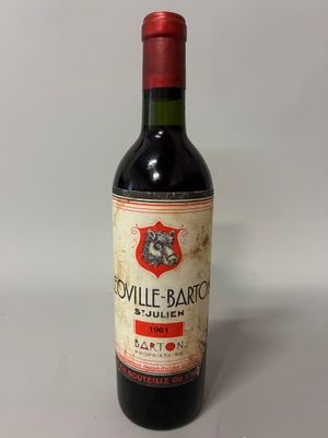 a bottle of wine that is sitting on a table