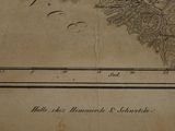 an old map of the island of hawaii with a map of the island in the background