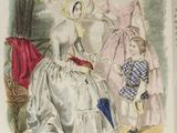 a book with a picture of a woman and two children