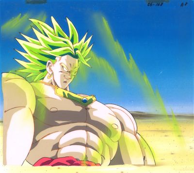 une image représentant un tableau d'un homme aux cheveux verts