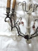 LUSTRE CAGE à quatre bras de lumière en fer laqué noir et pa… (photo 3)