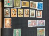 a picture of a black board with stamps on it