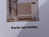 a box with a picture of a towel rack on it