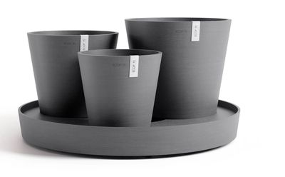 1 Ecopots (4 Pieces) Couleur Taupe